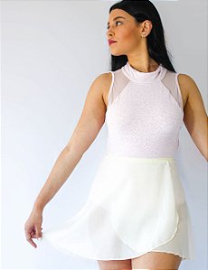 Saia Traspassada Slim Off White