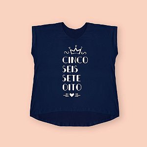 Outlet - Blusa Cinco, Seis, Sete e Oito