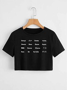 Cropped Dança em idiomas