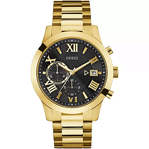 Relógio Guess Masculino Dourado W0668G8