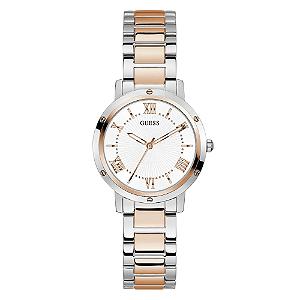 Relógio Guess Feminino Misto Aço e Rosê GW0404L3