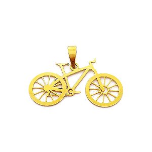 Pingente Bicicleta Em Ouro 18k Com Nota Fiscal