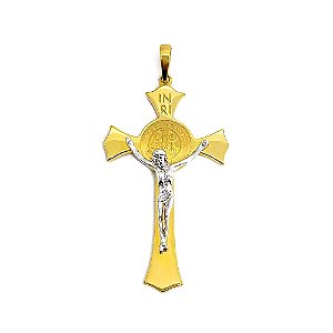 Pingente Cruz Crucifixo Em Ouro 18k Com Nota Fiscal
