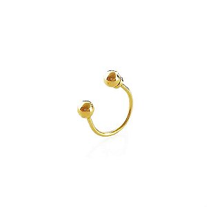 PIER003 - Piercing Ouro 18K Orelha Coração – Gold Alianças