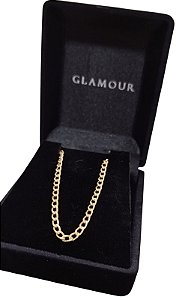 Corrente Masculina Elos Redondos Em Ouro 18k 60cm