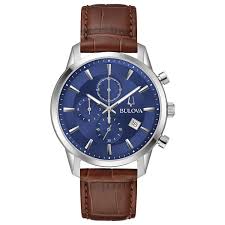 Relógio Bulova Sutton Cronógrafo Masculino - 96B402 Azul