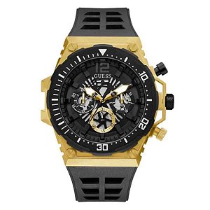 Relógio Guess Preto com Dourado GW0325G1