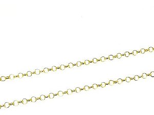 Corrente Portuguesa Em Ouro 18k 45cm