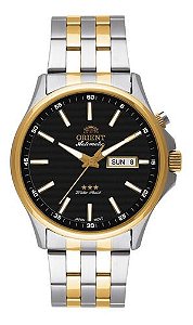 Relógio Orient Prata Com Dourado Automático 469tt043f P1sk