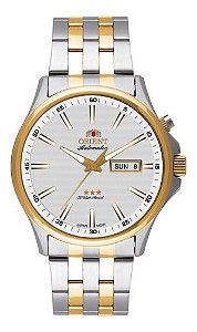 Relógio Orient Prata Com Dourado Automático 469tt043f S1sk