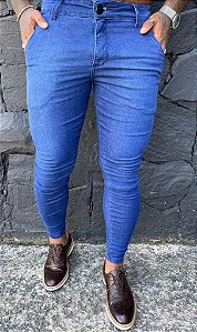CALÇA ALFAIATARIA JEANS LAV ESCURA