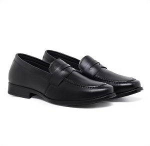 SAPATO OXFORD FINO COSTURADO PRETO