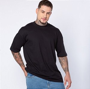 CAMISETA STREET WEAR OVERSIZED PRETA