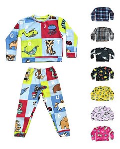 Pijama Soft Infantil Menino/Menina Estampado