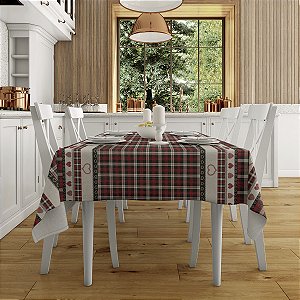 Toalha de Mesa Plástica PVC Impermeável Térmica Estampa 17