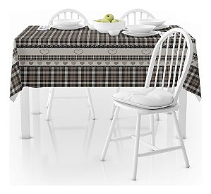 Toalha de Mesa Plástica PVC Impermeável Térmica Estampa 18