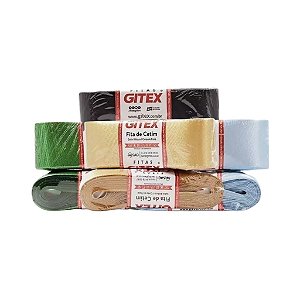 Kit 5 Fitas de Cetim N09 38mm Várias Cores Pascoa 10M