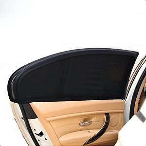 Kit 4 Capas Protetora Solar Para Janela Carro Anti Vento Luz