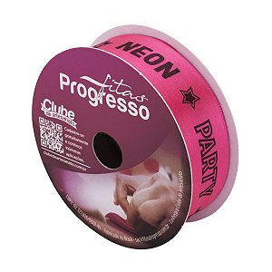 Fitas de Cetim e Gorgurão Decorativas 10 metros Progresso Natal Neon Brasil