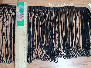 FRANJA PRETA 20CM - 10M