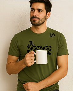 Camiseta Malha Vaca - Verde Militar