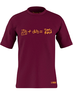 Camiseta Casual - Montanha+bike=Tour da Roça