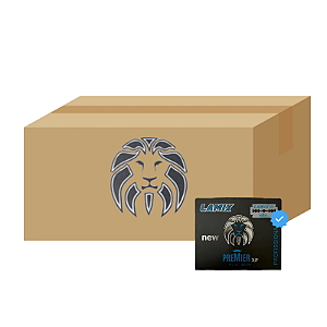 Lãmina de barbear lamix premier xp caixa com 100 cartelas - atacado.