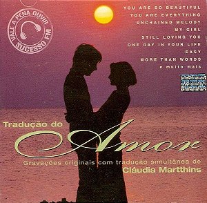 CD - Tradução Do Amor (Gravações originais com tradução simultânea de Cláudia Martthins) (Vários Artistas)