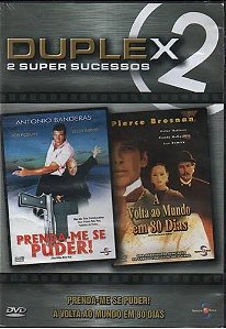 DVD - Duple x - 2 Super Sucessos - Prenda-me se puder / A Volta ao mundo em 80 dias