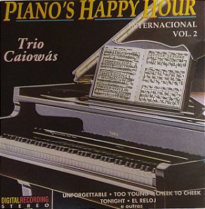 CD - Trio Caiowás - Piano's Happy Hour Internacional - Vol 2