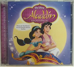 CD - Aladdin - Alan Menken, Howard Ashman, Tim Rice (Edição Especial) (Vários Artistas) (Novo Lacrado)