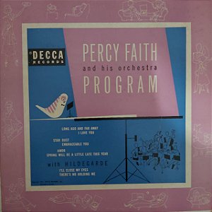 LP - Percy Faith & His Orchestra – Program (10")