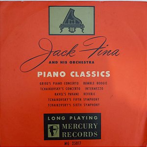 LP - Jack Fina And His Orchestra – Piano Dance Classics (Importado US) (10")