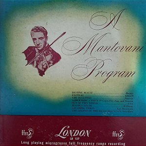 LP - Mantovani And His Orchestra – A Mantovani Program (Importado US) (10")