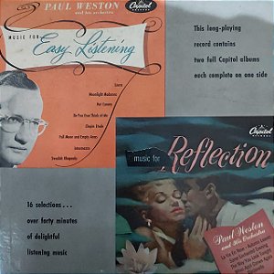 LP - Paul Weston And His Orchestra – Music For Easy Listening - Reflection (Importado US)
