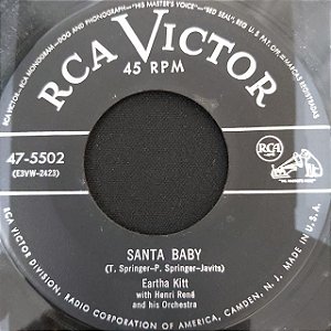 COMPACTO - Eartha Kitt – Santa Baby / Under The Bridges Of Paris (Importado US)