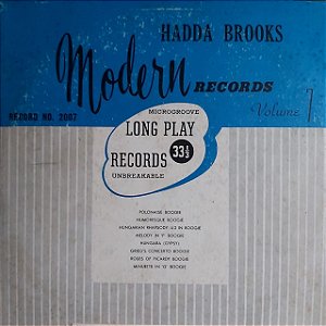 LP - Hadda Brooks - Modern Records (Importado US) (10")