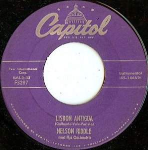 COMPACTO - Nelson Riddle And His Orchestra ‎– Lisbon Antigua / Robin Hood