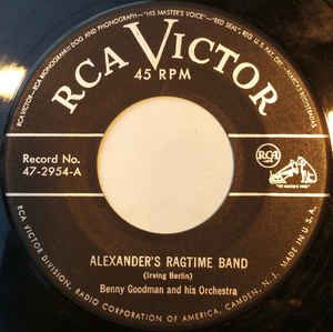COMPACTO - Benny Goodman - Alexander's Ragtime Band / Tiger Rag