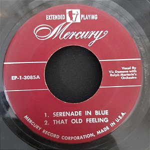 COMPACTO - Serenade In Blue / That Old Feeling / There's No You / This Love Is Mine - (Importado US) (7")