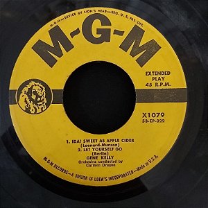 Compacto - Gene Kelly - Ida!Sweet As Apple Cider / Let youself Go / The Daughter / Moonlight Bay - (Importado US) (7")