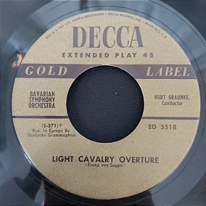 Compacto - Daniel Auber - Overture To Fra Diavolo / Light Cavalry Overture (Importado US) (7")