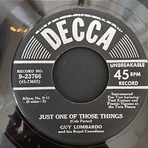 COMPACTO - Guy Lombardo - Just One Of Those Things / Who? (Importado US) (7")