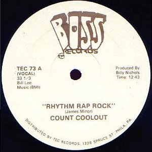 LP - Count Coolout – Rhythm Rap Rock (12", 33 ⅓ RPM) Importado (US)