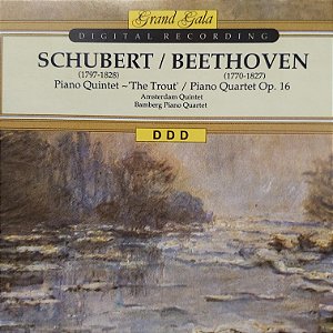 CD - Franz Schubert - Ludwing Van Beethoven (Coleção Grand Gala)