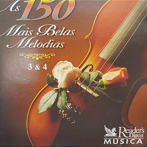 CD - As 150 Mais Belas Melodias - Vol. 3 & 4 (Vários Artistas) (2 CDs)