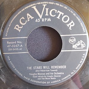 COMPACTO - Vaughn Monroe And His Orchestra - The Stars Will Remember / Ballerina (Importado US)