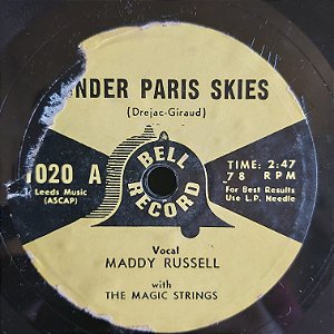 COMPACTO - Maddy Russell - Under Paris Skies / You Alone  (Importado US)