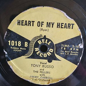 COMPACTO - Tony Russo - Stranger In Paradise / Heart Of My Heart (Importado US)