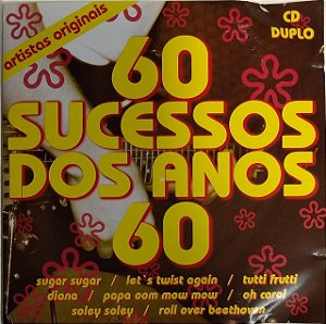 CD - 60 sucessos dos anos 60 (Vários Artistas) (Duplo)